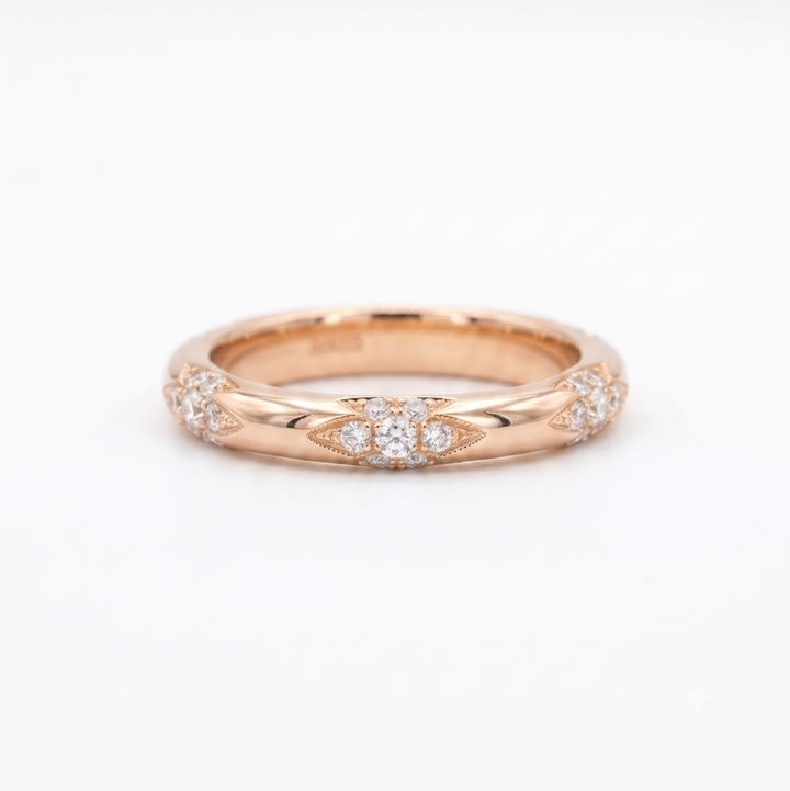 3mm Diamond Accent Band Ring (0.11ctw)