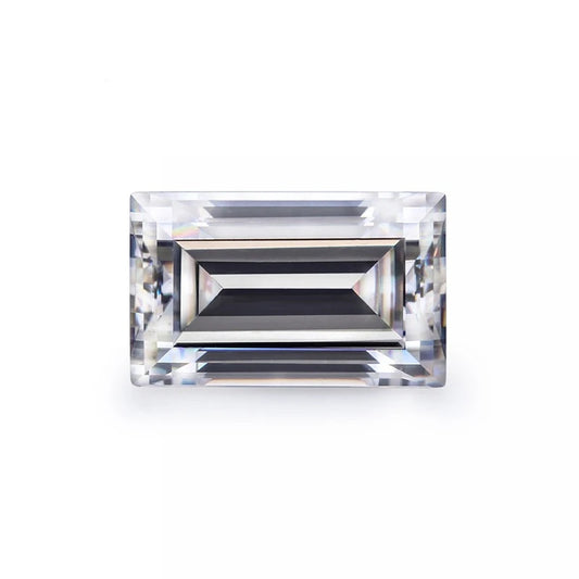 Baguette Cut White Moissanite Loose Stone - Luther's Diamonds