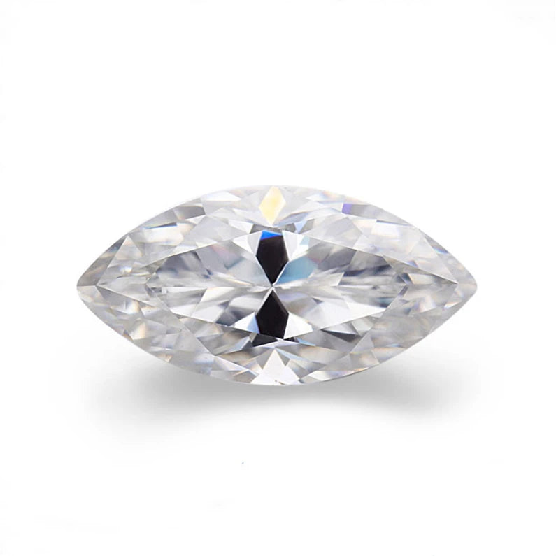 Marquise Cut White Moissanite Loose Stone