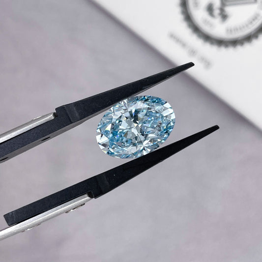 1.03 - 5.17ct Blue Diamonds, IGI Certified