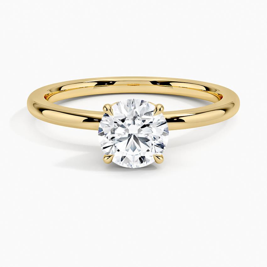 1 carat Diamond ETERNITY 10k Yellow Gold Ring