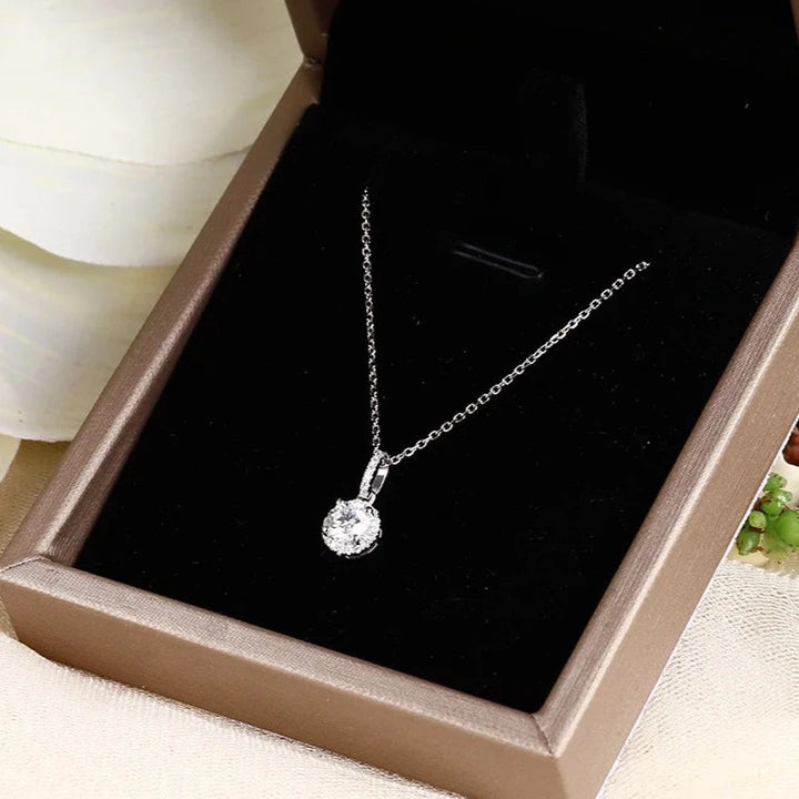 0.5ct DEF VS Lab Grown Diamond Necklace in Solid 18K White Gold