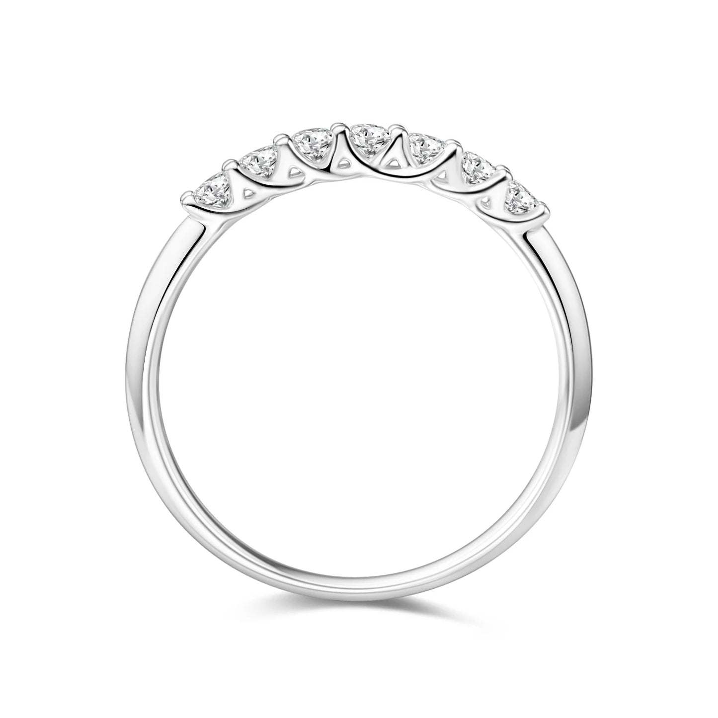 0.21ct Diamond Ring in 18K Solid White Gold