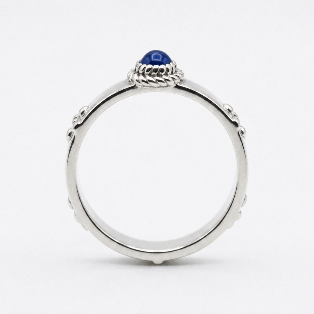"Calcifer’s Bond" - Ruby/Sapphire Band, 3.5mm