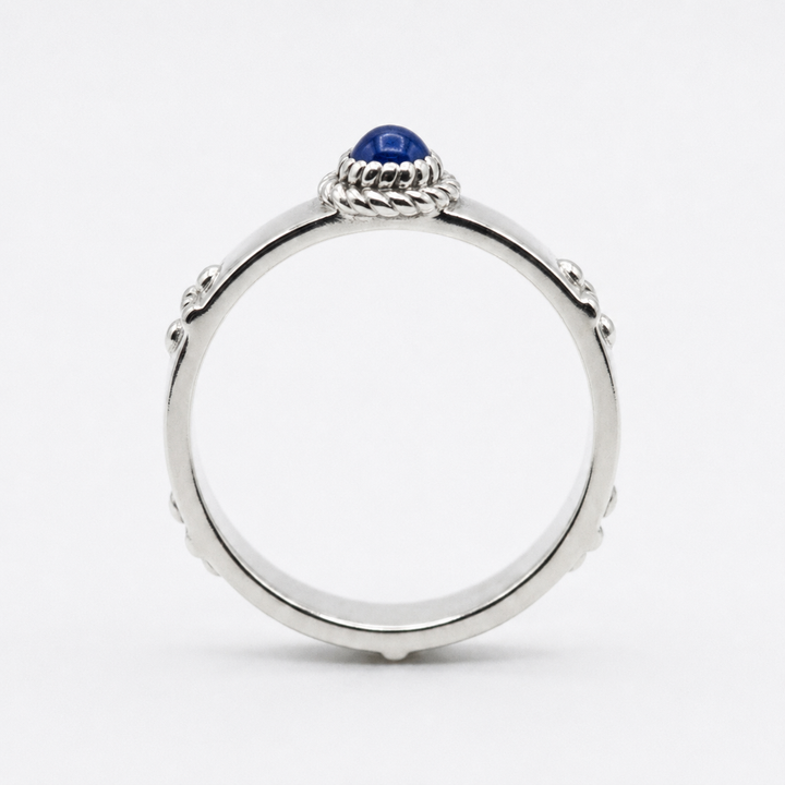 "Calcifer’s Bond" - Ruby/Sapphire Band, 3.5mm