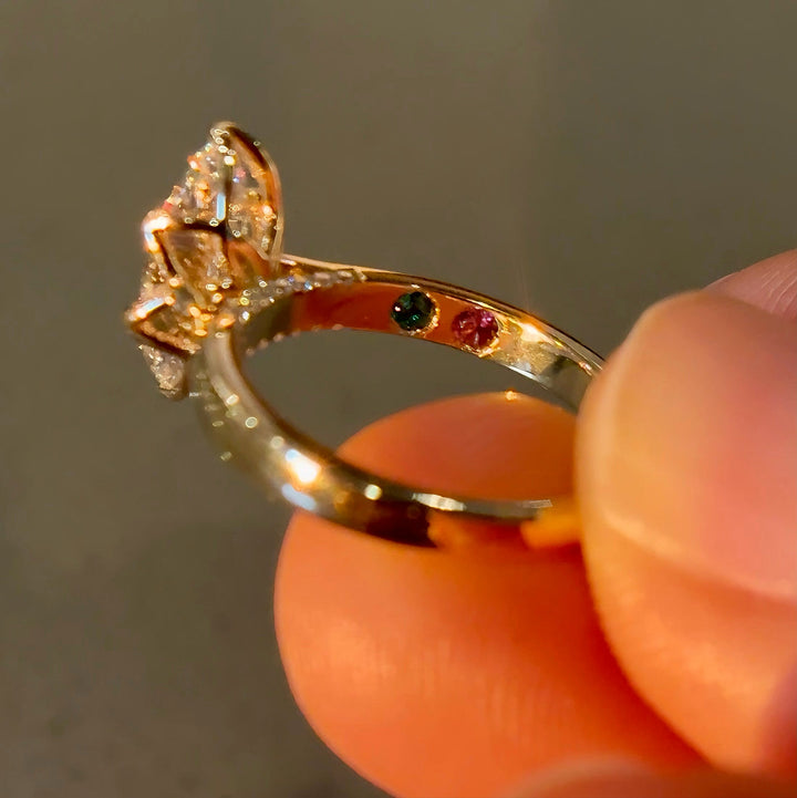 1.50ct Marquise Lab-Grown Diamond Solitaire Ring, "The Lotus"