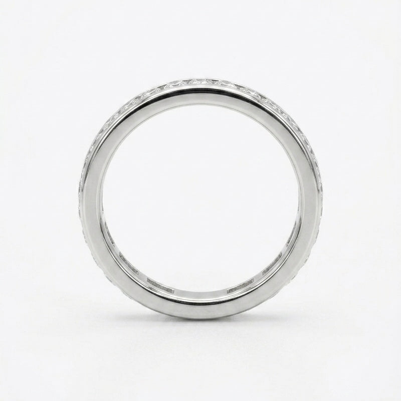 3mm Channel- Set Diamond Eternity Band (3mm, 1.50ctw)