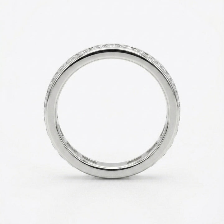 3mm Channel- Set Diamond Eternity Band (3mm, 1.50ctw)