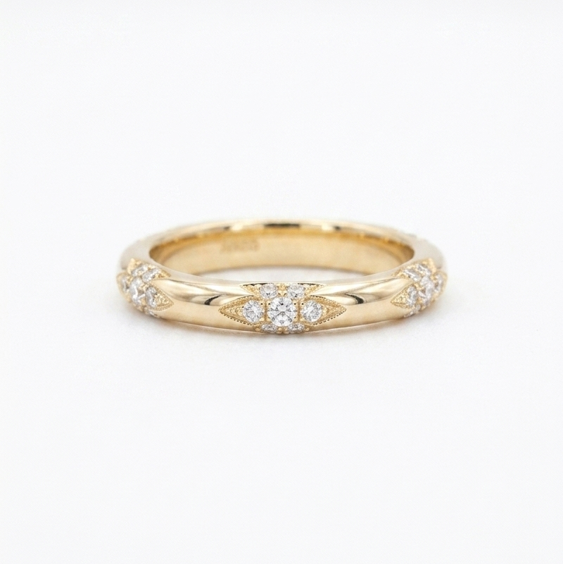 3mm Diamond Accent Band Ring (0.11ctw)