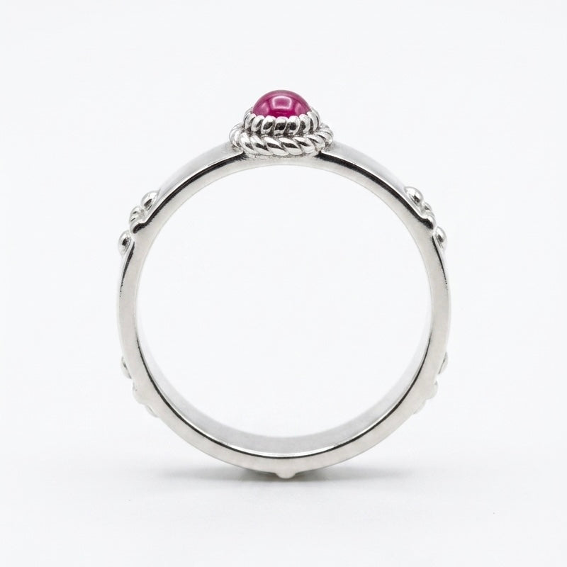 "Calcifer’s Bond" - Ruby/Sapphire Band, 3.5mm