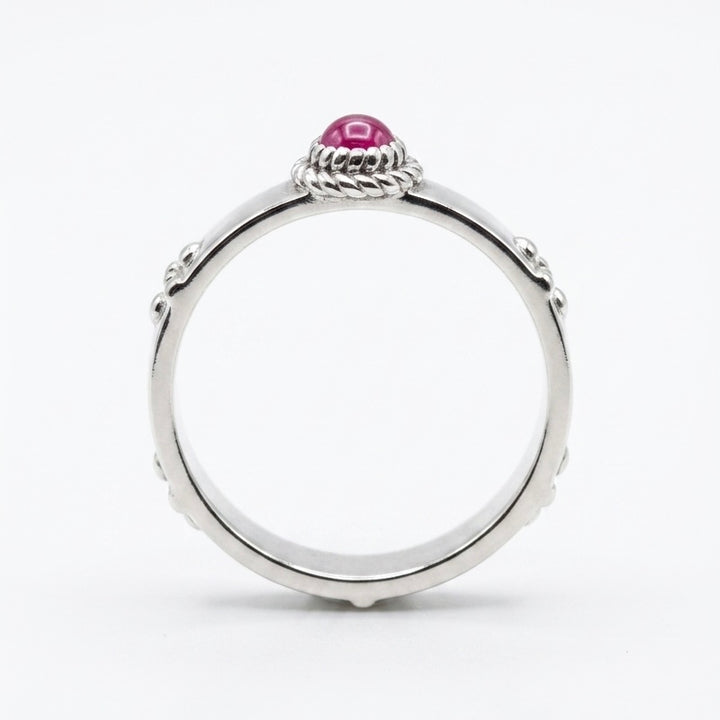 "Calcifer’s Bond" - Ruby/Sapphire Band, 3.5mm