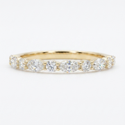 Round & Marquise Diamond Half-Eternity Band (0.535ctw)