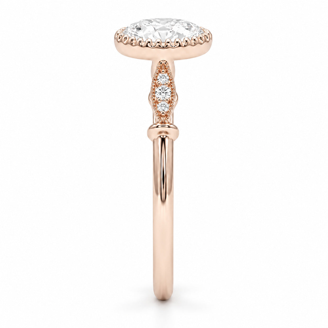 The Marlowe Old European-cut lab diamond engagement ring, view 13
