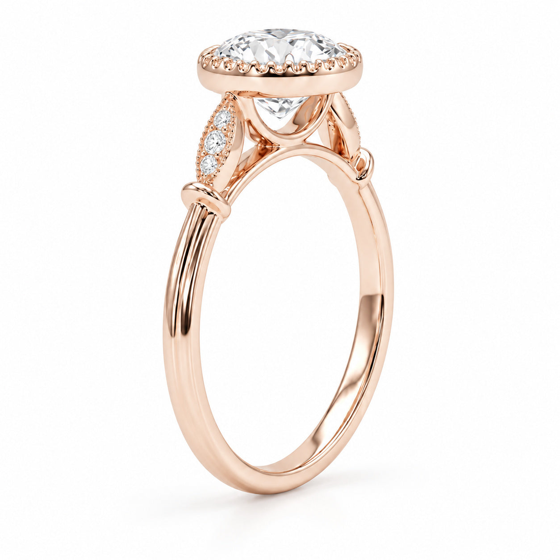 The Marlowe Old European-cut lab diamond engagement ring, view 12