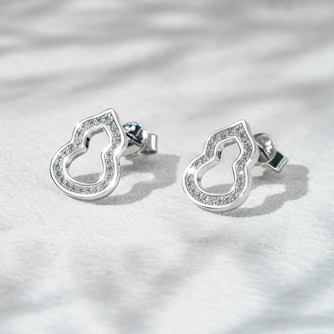 Elara Openwork Diamond Earrings