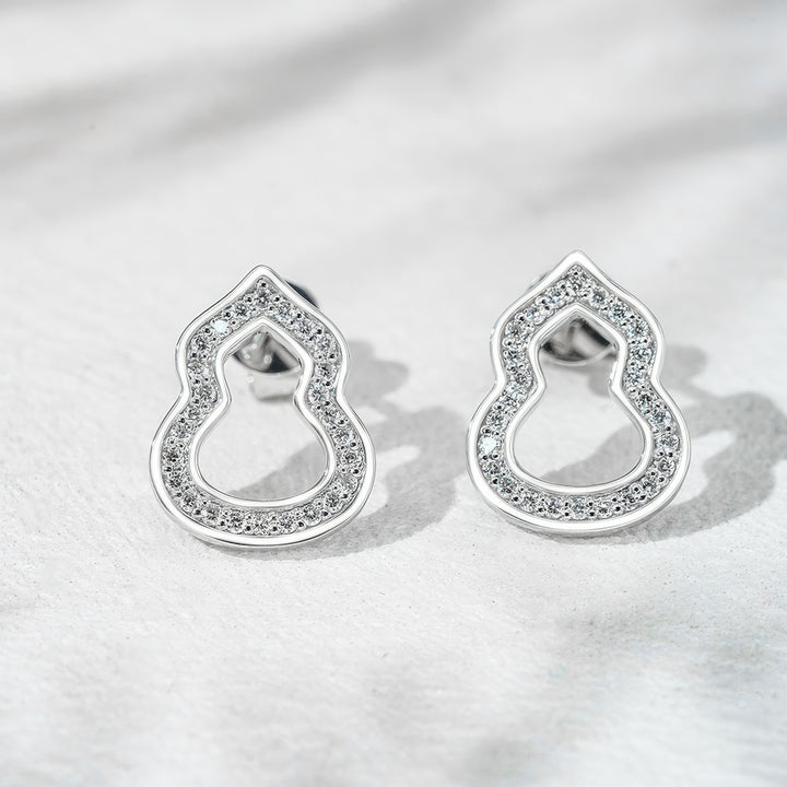 Elara Openwork Diamond Earrings
