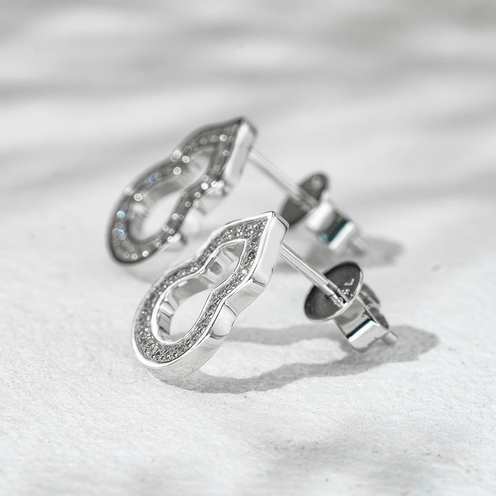 Elara Openwork Diamond Earrings