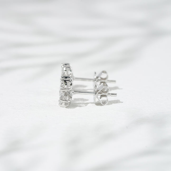 Heart Bloom Diamond Earrings