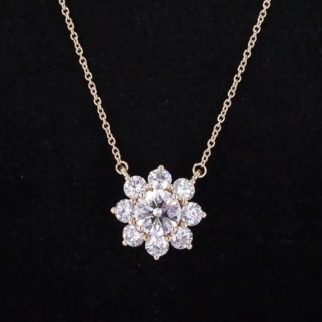 【HYERES LOR】24FW★ Essence Lab Diamond Flower NC S 14K HYERES LOR】24FW☆ Essence Lab Diamond Flower NC S 14K