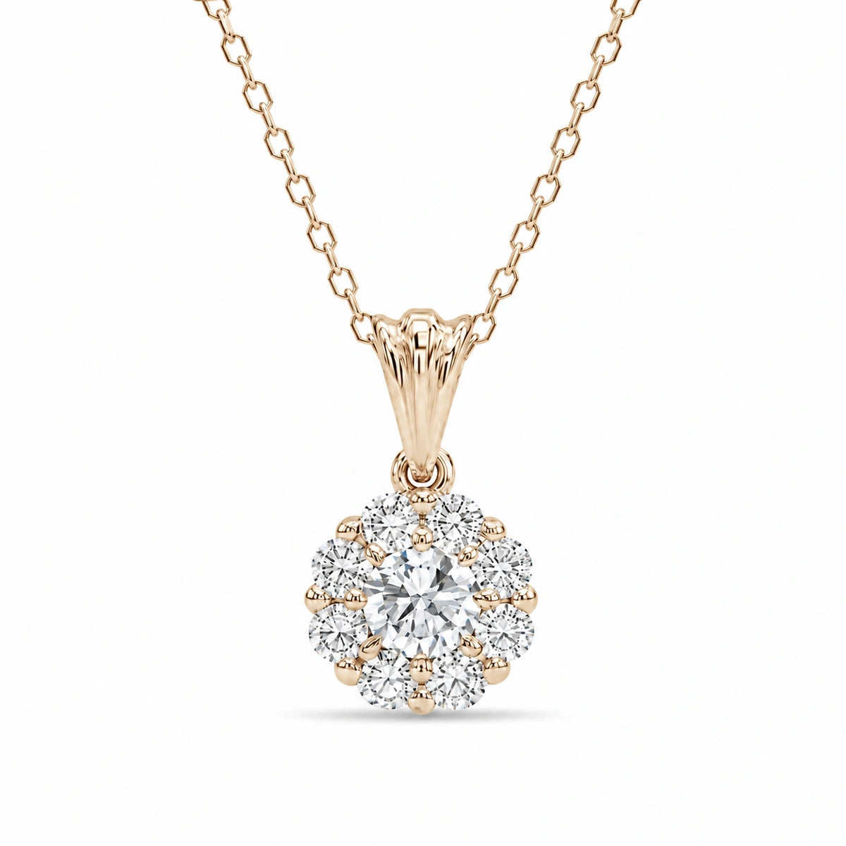 Daisy Lab Diamond Pendant — 0.30ctw