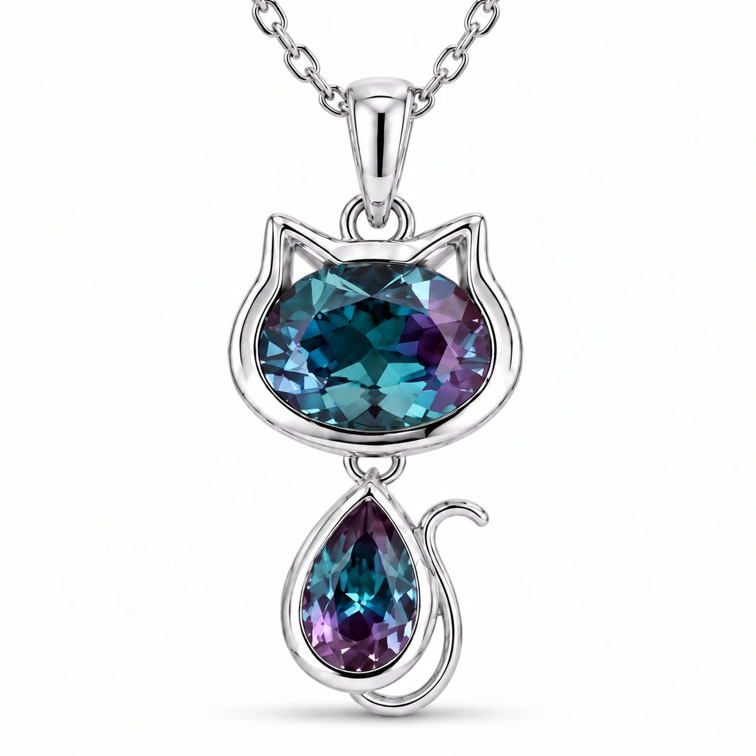 Cat Lab Alexandrite Pendant close-up detail