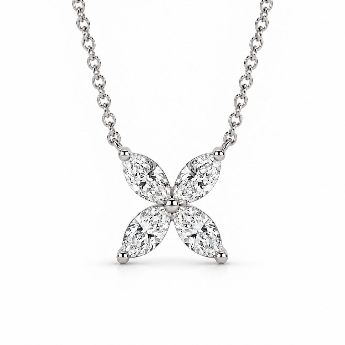 The Jardin Blossom Pendant in Platinum 950
