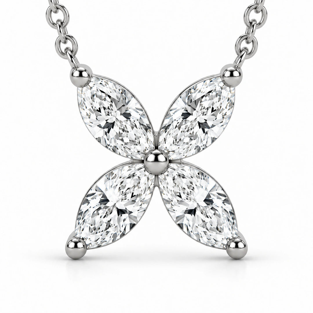 The Jardin Blossom Pendant close-up detail, product visualization