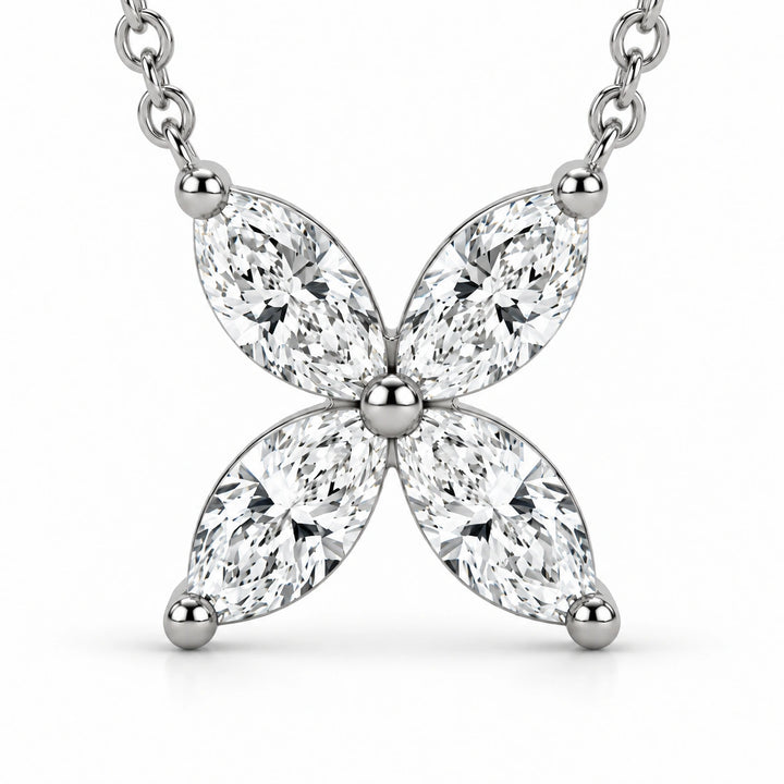 The Jardin Blossom Pendant close-up detail, product visualization