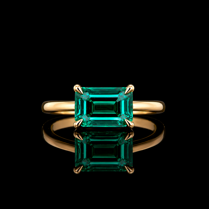 The Linea — Emerald Ring