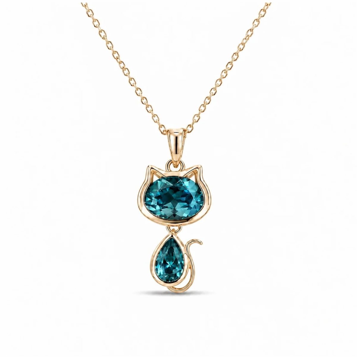 Cat Lab Alexandrite Pendant — 1.75ctw