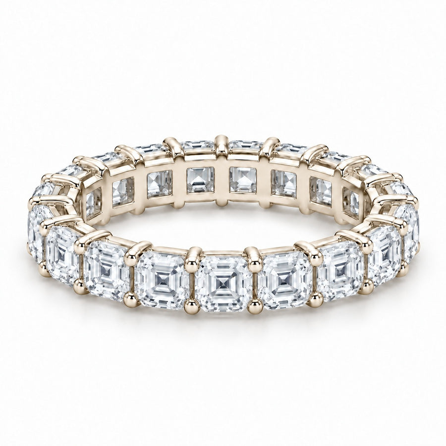 Asscher Lab-Grown Diamond Eternity Band (3.5–4.5ctw)