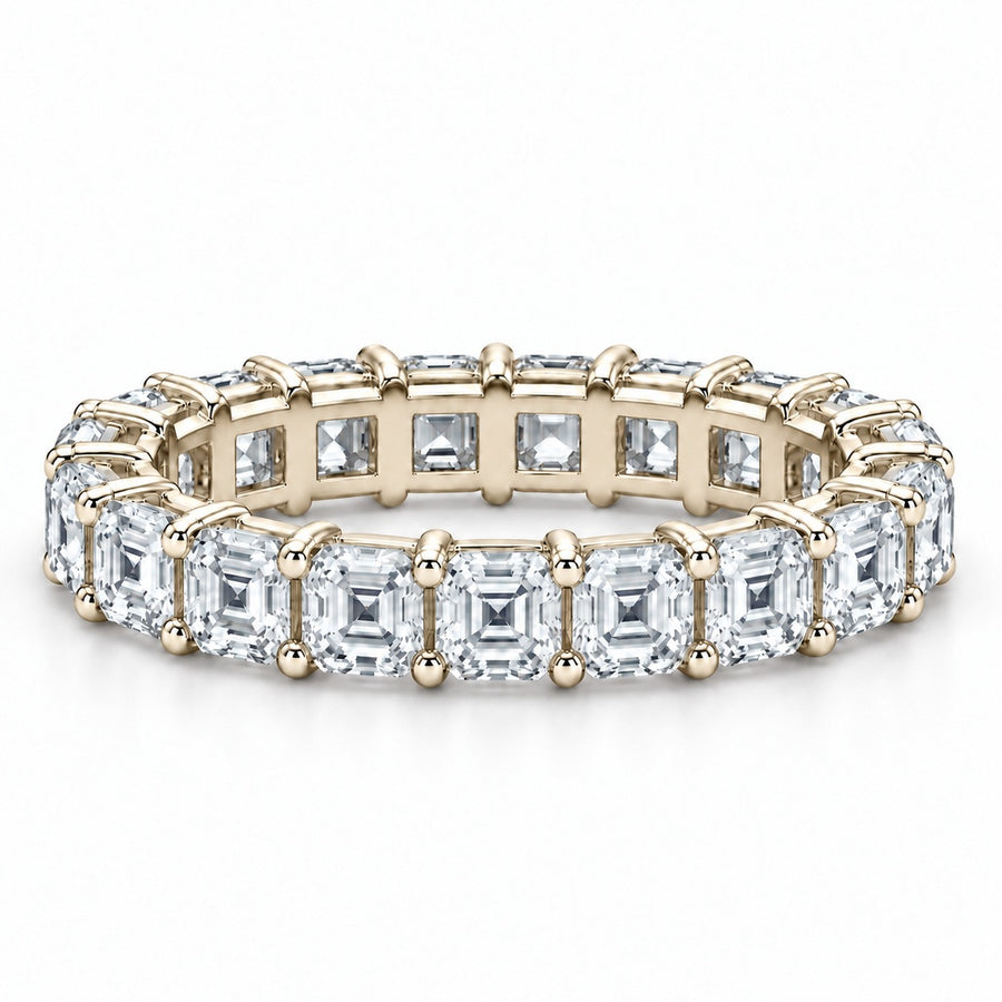 Asscher Lab-Grown Diamond Eternity Band (3.5–4.5ctw)