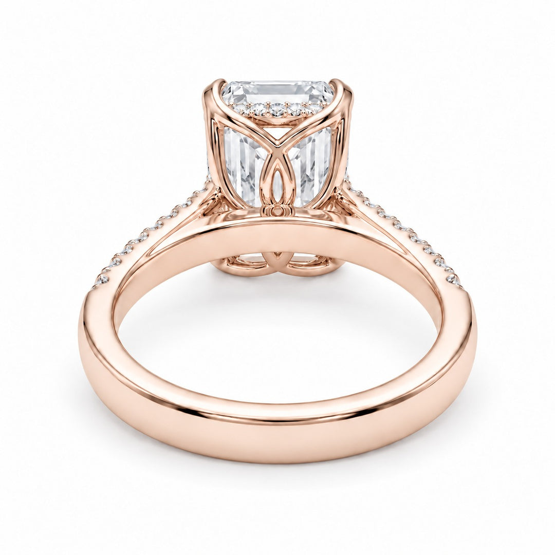 The Citadel in 14K rose gold, underside view