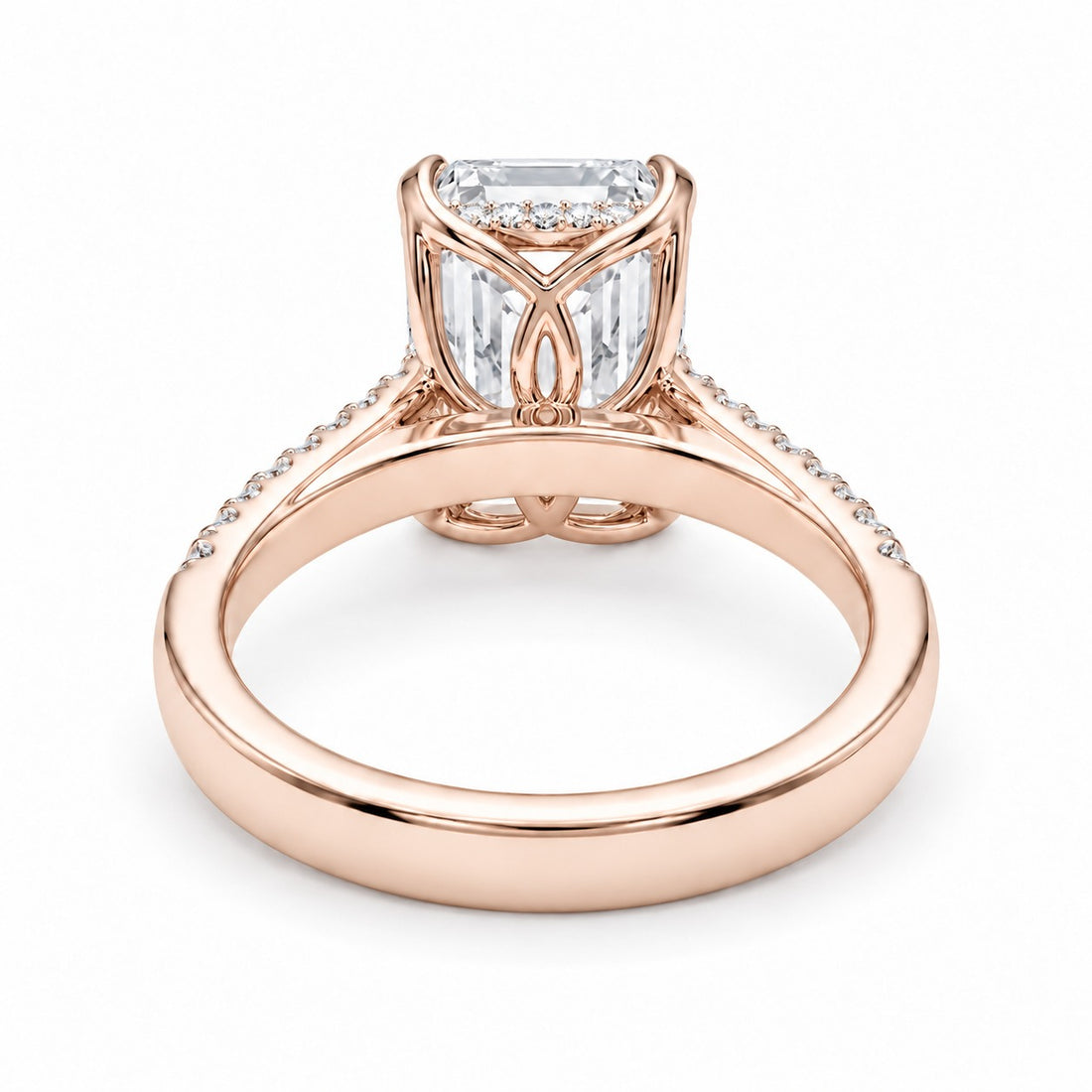 The Citadel in 14K rose gold, underside view
