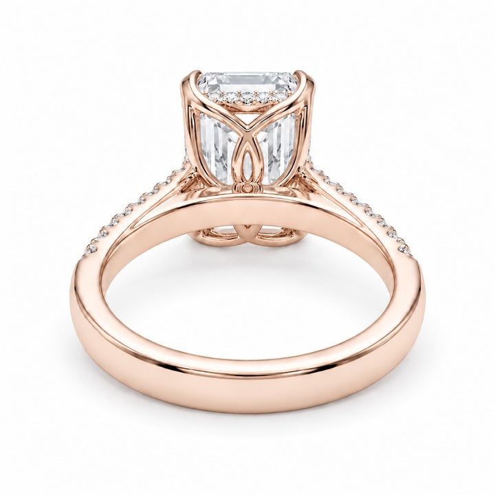 The Citadel in 14K rose gold, underside view