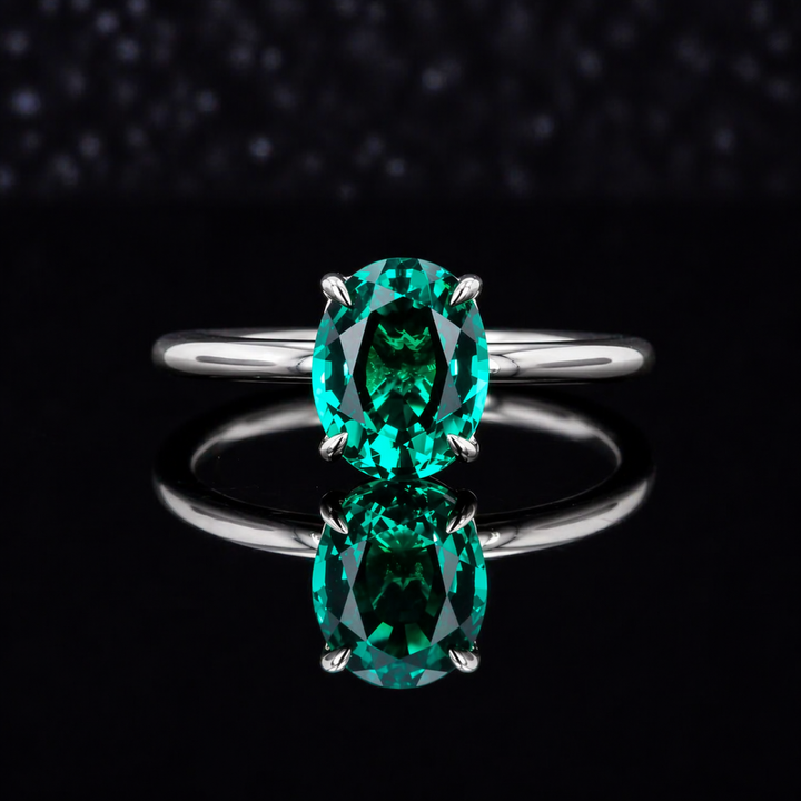 The Essence — Oval Emerald Ring