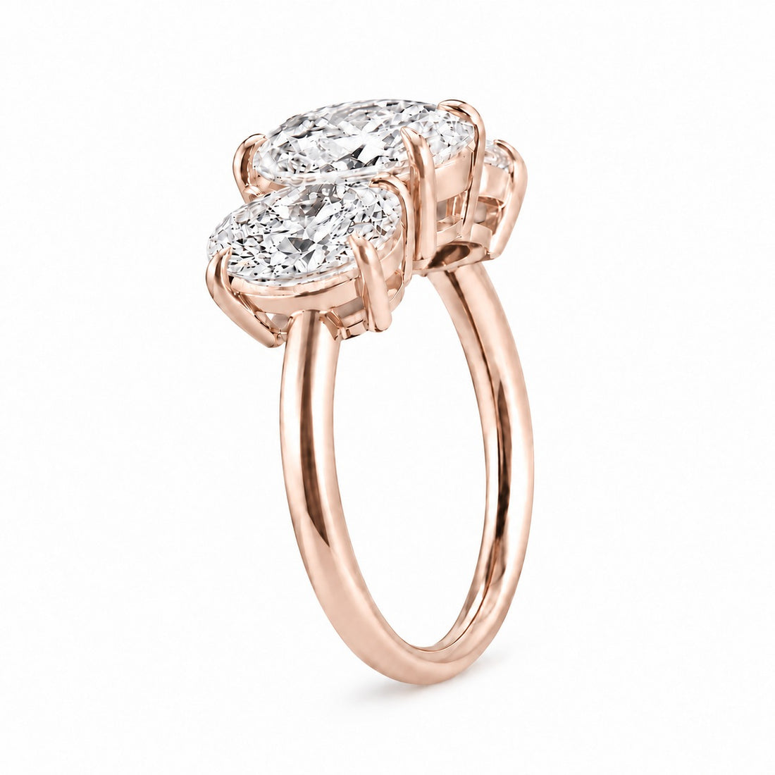 The Étoile in 14K rose gold, angled view, second angle