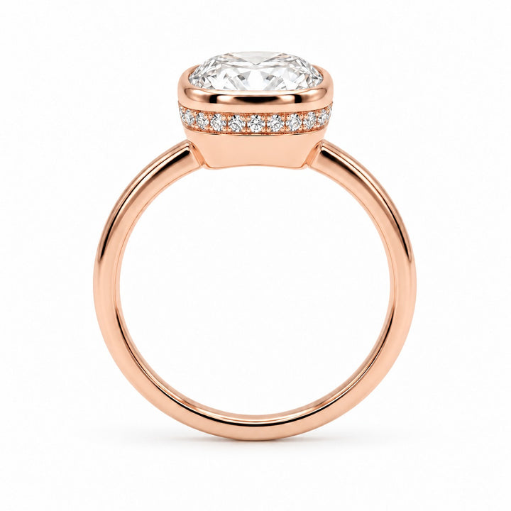 The Frame in 14K rose gold, side view