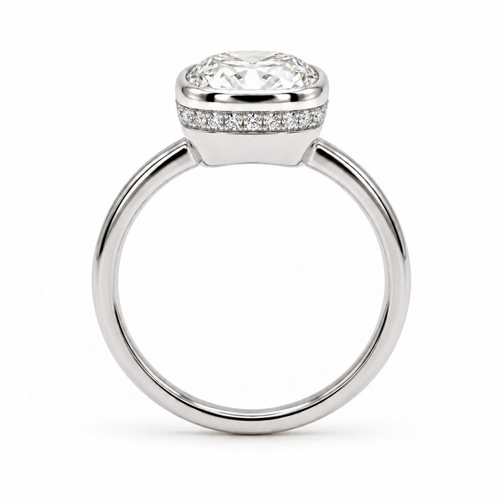 The Frame in 14K white gold, side view