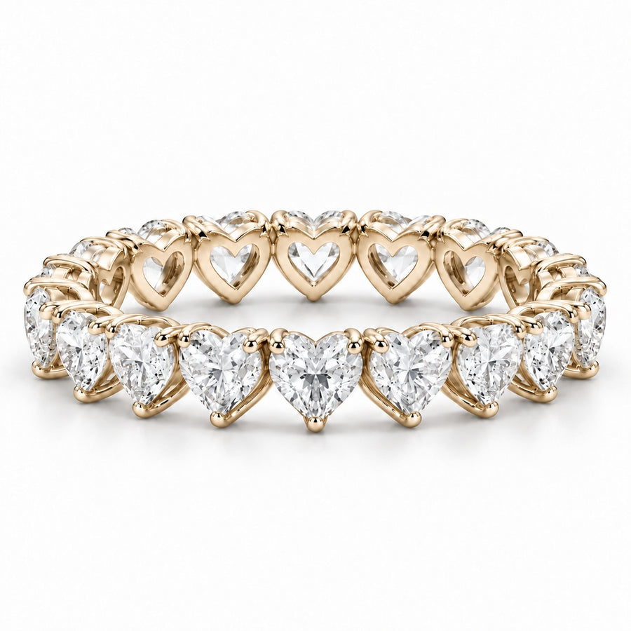 Heart Lab-Grown Diamond Eternity Band (2–3.5ctw)