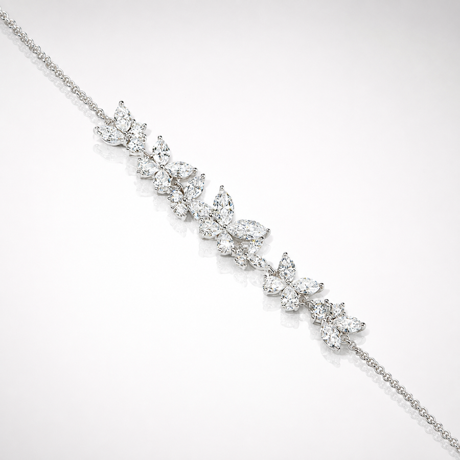 The Jardin Bracelet — 6ctw Butterfly Lab Diamonds