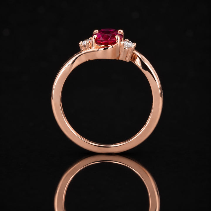 The Briar in 14K rose gold, view 3