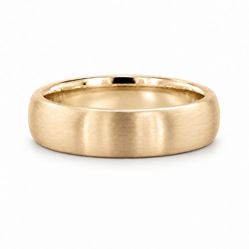 Classic Brushed Wedding Band (5mm)