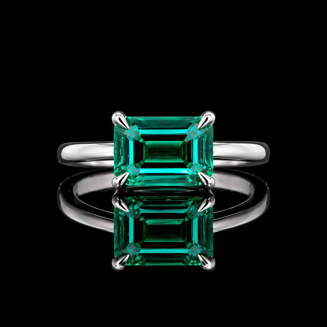 The Linea — Emerald Ring