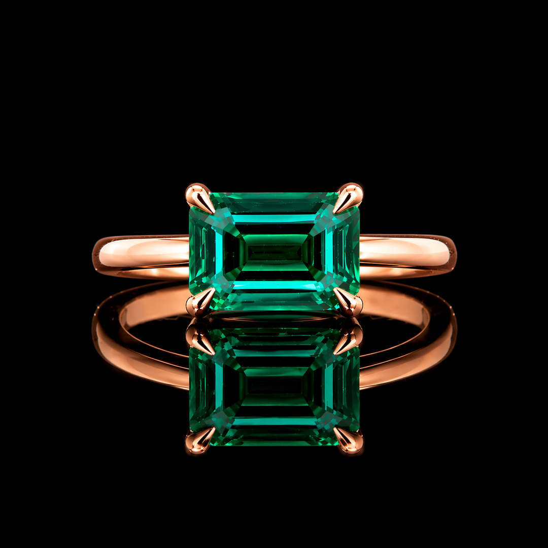 The Linea — Emerald Ring