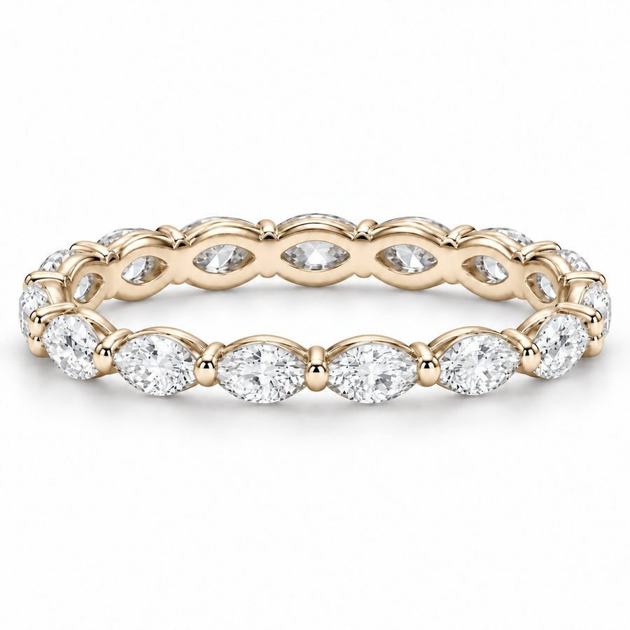 Marquise Lab-Grown Diamond Eternity Band (2–3ctw)