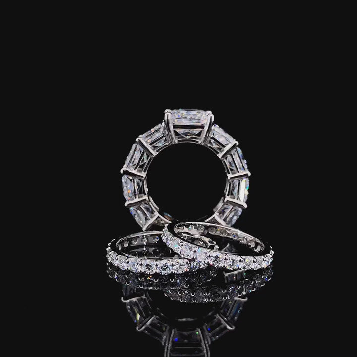 4.00ct Princess Lab-Grown Diamond Solitaire Ring, "The Empire"