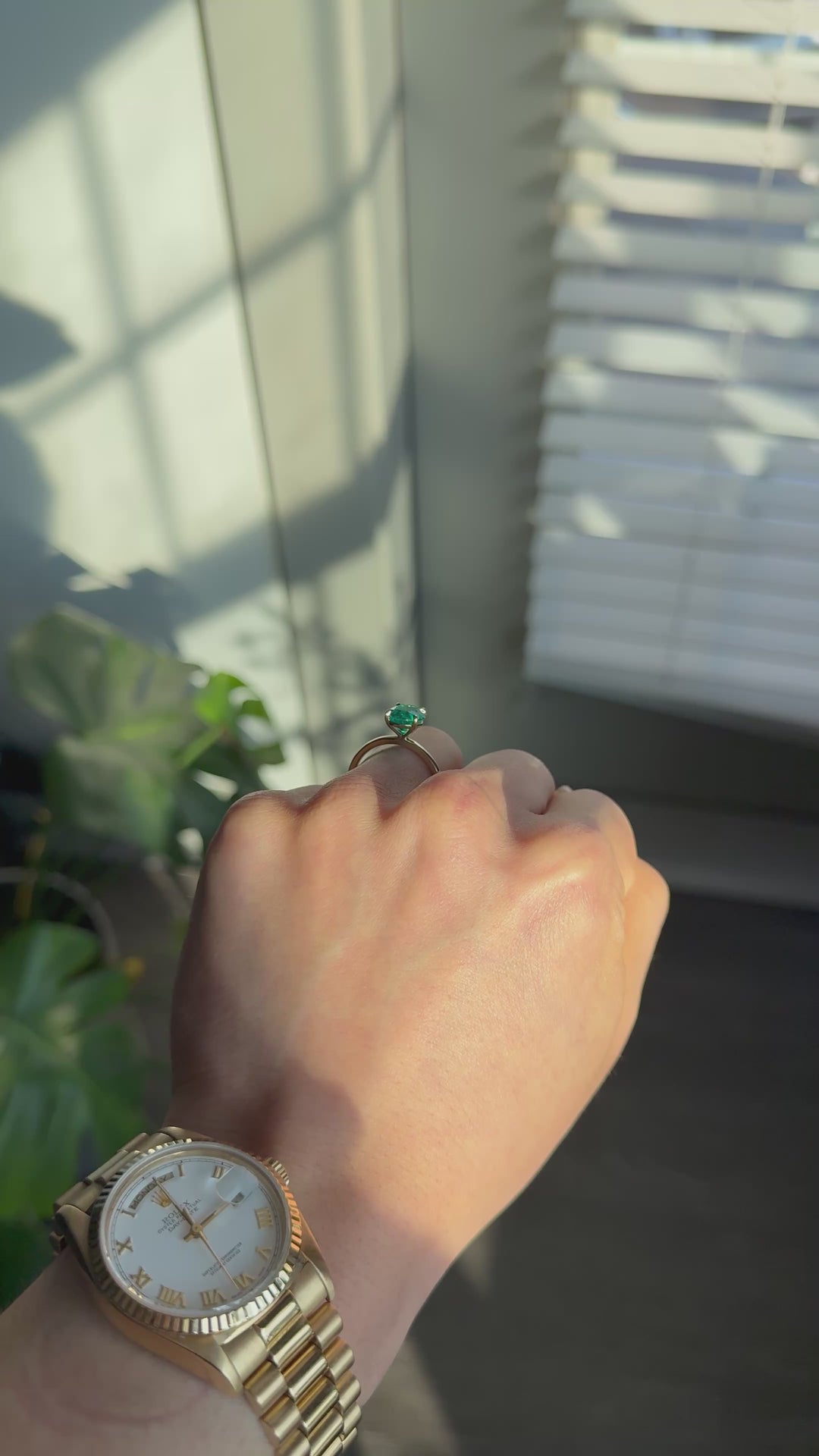 The Essence — Oval Emerald Ring
