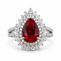 The Empress — Victorian Ruby Cluster Ring