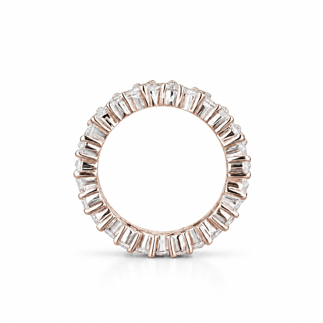 2.40ctw Marquise & Round Diamond Eternity Band (4.3mm) profile in 14K Rose Gold